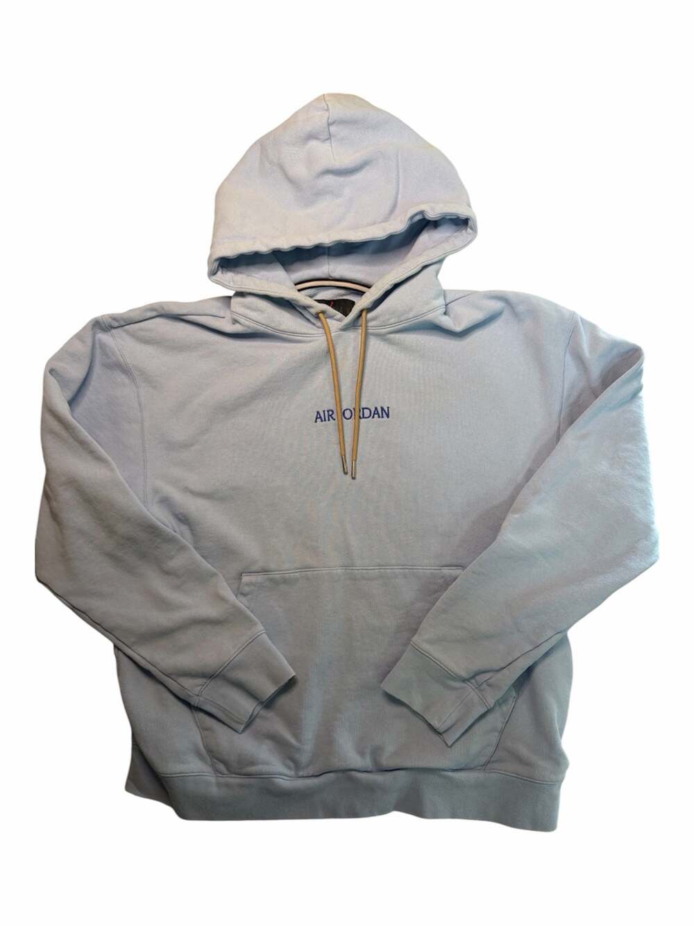 Air Jordan Light Blue Pullover Hoodie Sweatshirt Size L